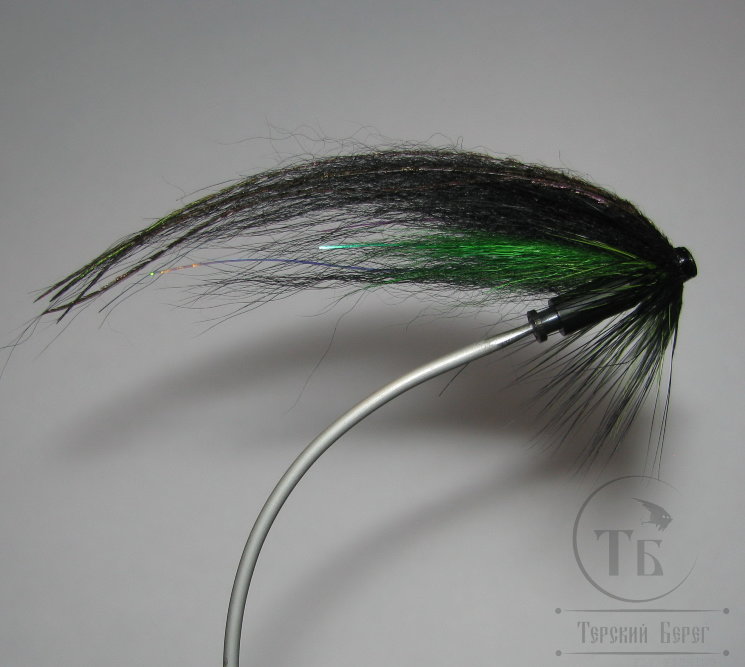 Муха лососёвая Bottle Heavy (18) Black Green 