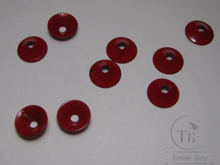 Конус ( турбо диск ) 8 мм 10 шт Blood Red