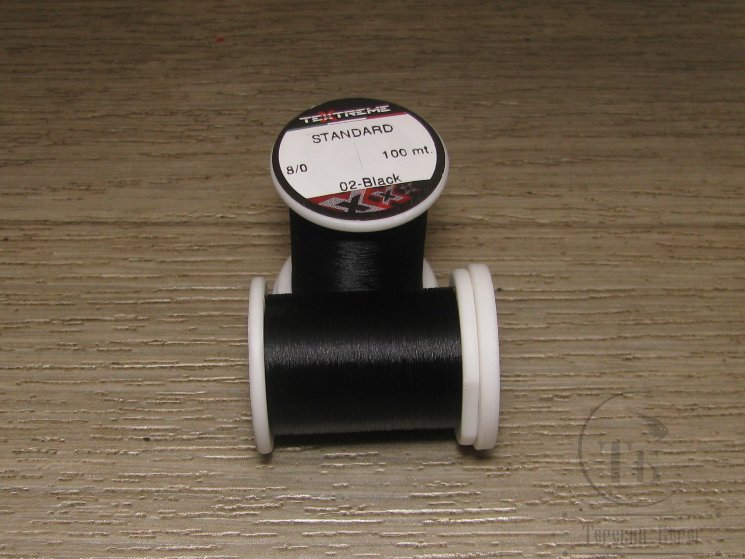Монтажная нить Standard 8/0 100 m Black Textreme