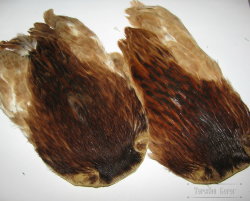 Скальп курицы Indian Hen Cape Black Brown Var. / Чёрно Коричневый 