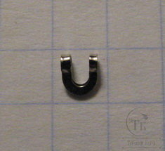 Хомут №00 Folded clevises (диам. 3,2мм. ) никель  10 шт.