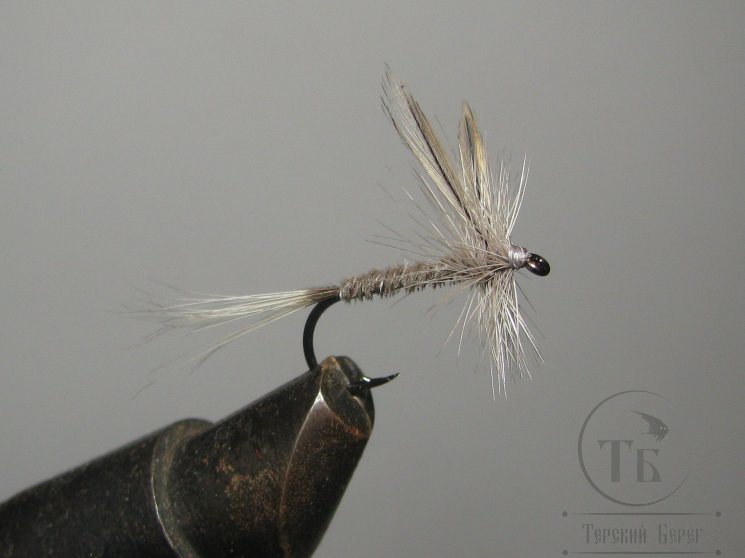 Муха сухая Dry fly Adams 34 " Adams Gray Wing "крючок № 12 ( Kumho )