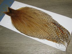 Скальп петуха Whiting High Dry Cape Barred Dark Ginger