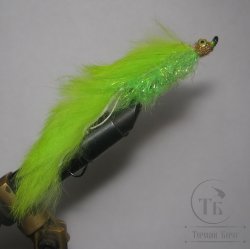 Муха интрудер Rabbit zonker chartreuse