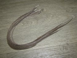 Перо Dry Fly (для сухих мух) 10 шт Md Grey Dun крючки №12 - 14