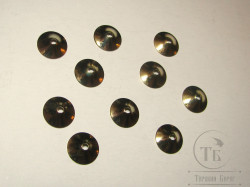 Конус ( турбо диск ) 12 мм 10 шт Metallic Olive