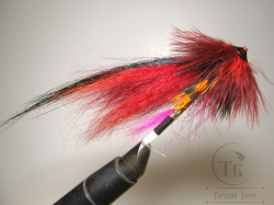 Муха лососёвая Turbo Pl. FF ( 26 ) Pink Tail Pahtakorva T 8,0 mm. 10 sm.