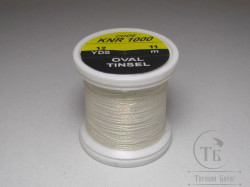 Овальный люрекс Oval Tinsel KNR 1000 Pearl 12 yds Hends