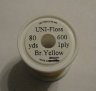 Искусственный шелк Uni Floss 80 yds 600 1 ply Br. Yellow
