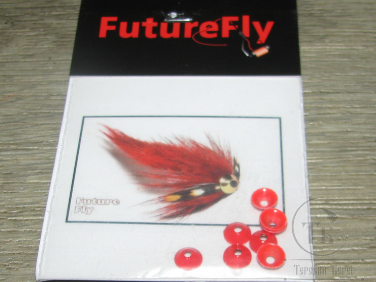 Конус латунный Nano Ufo Disc 6 mm Fl. Red FF