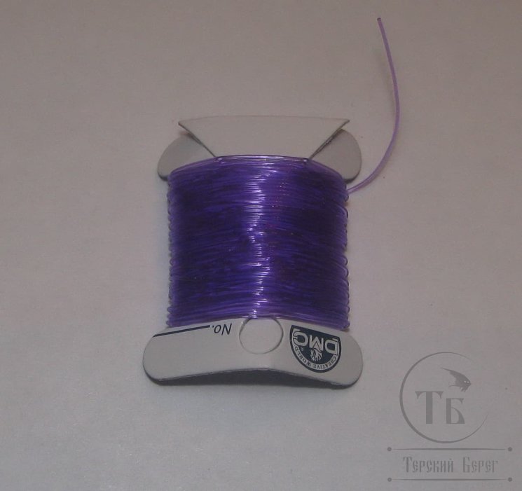 Силиконовая нитка Silicone Thread Purple D 0,6 mm