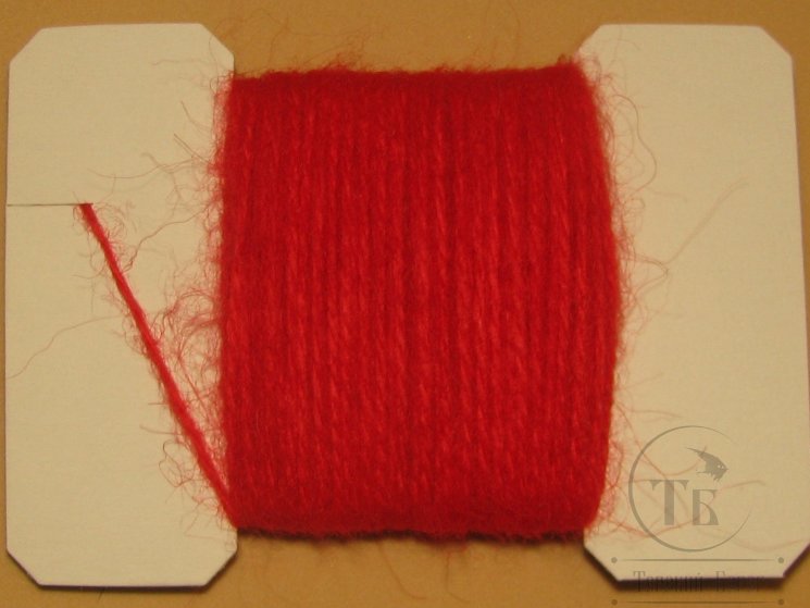 Шерстяная пряжа Goat Yarn Nymph Md 2 ply Red 10 м.