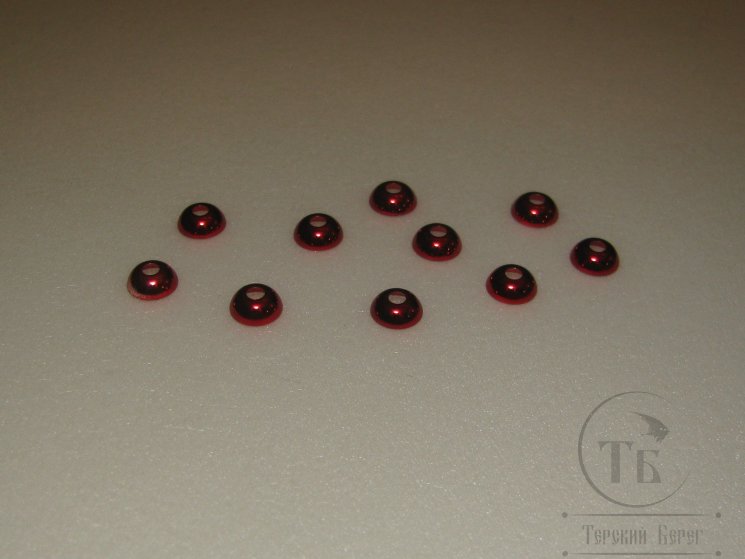 Конус латунный ( полусфера ) 4 мм 10 шт Metallic Red
