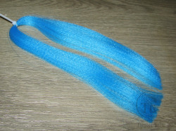 Тонкое синтетическое волнистое волокно Poly Fibre King Fisher Blue
