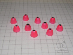 Конусная головка Md. латунная Fl. Pink ( дл. 5,0 мм. / диам. 6,0 мм. / вн. диам. 2,0 мм. ) 10 шт.
