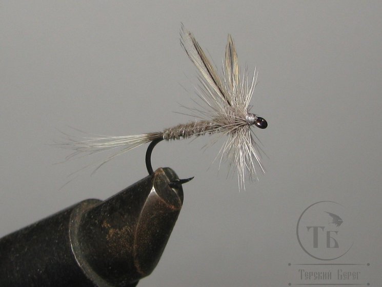 Муха сухая Dry fly Adams 36 " Adams Gray Wing "крючок № 16 ( Kumho )