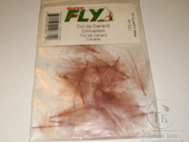 Перья CDC Cul De Canard Cinnamon Super Fly