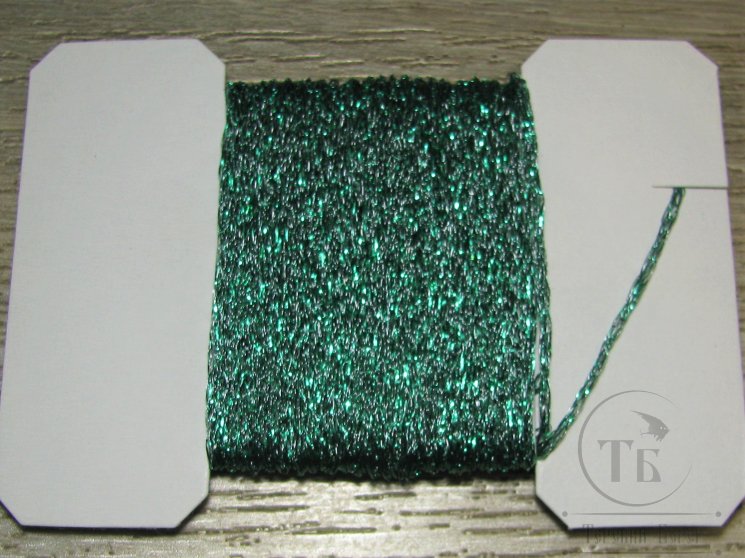 Плетёный люрекс Ice Body Braid Green 10 м