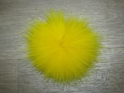 Мех арктического песца ярко желтый / Arctic Fox Fur Bright Yellow