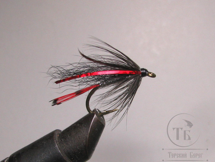 Муха форелевая Wet ( 14 ) Black Bear JC GFT крючок S80NP-BR № 8