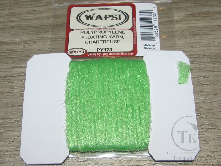 Полипропиленовая пряжа Polypropylene Floating Yarn Chartreuse Wapsi