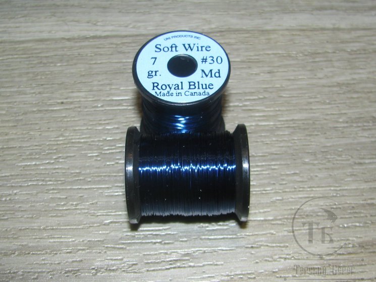 Проволока мягкая Soft Wire 7/10 gr # 30 Md Royal Blue UNI