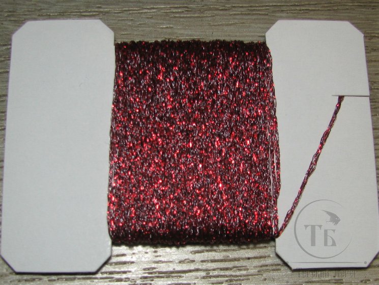 Плетёный люрекс Ice Body Braid Red 10 м