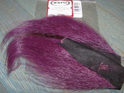 Кусок хвоста оленя Винно Красный Bucktail pieces Claret Wapsi / Терский Берег
