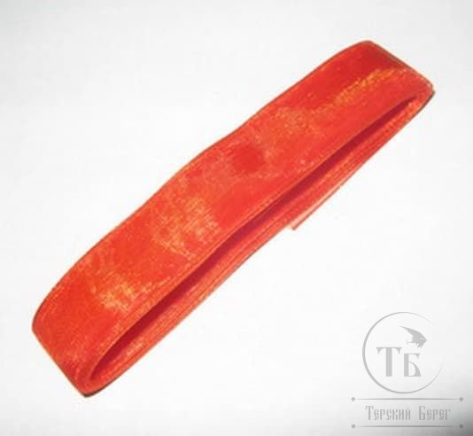 Блестящая тесьма  Sparkle Pseudo Hackle 18мм. 4 м. hot orange/огненно оранжевый