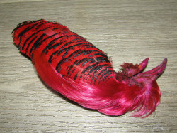 Золотой фазан комплект (шея, голова) Golden Pheasant Complete Head Magenta