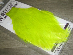 Скальп курицы СПЕЙ (имитация цапли) Spey Hen Cape Fl. Yellow Chartreuse  Whiting