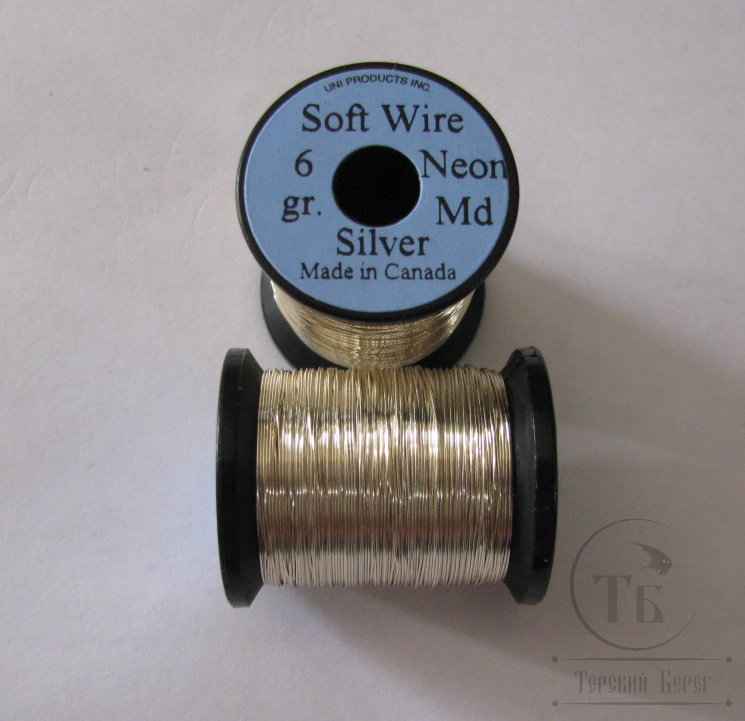 Проволока мягкая Soft Wire 6/10 gr Neon Md Silver UNI