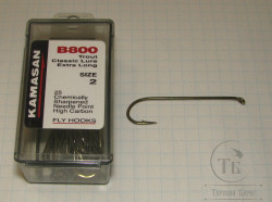 Крючки Kamasan B 800 Trout Classic Lure Extra Long № 2 (25 шт.)