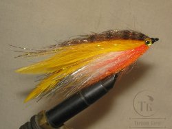 Муха щучья (37) Yellow Sunburst 12 cm Крючок №2/0 (2 кр.)