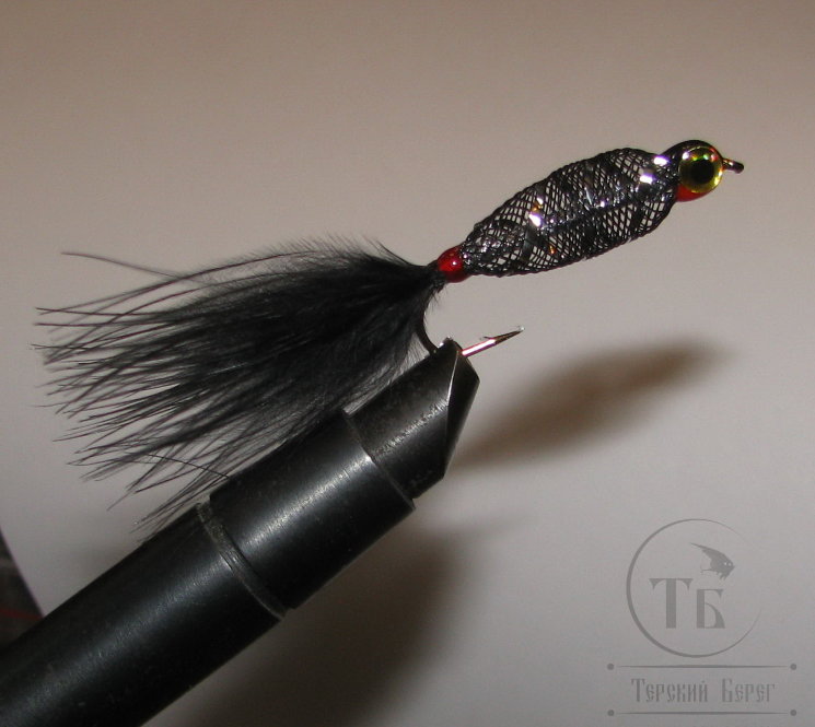 Муха (3) Streamer Body Black № 4