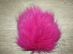 Мех арктического песца флюр огненно розовый / Arctic Fox Fur Fl. Hot Pink