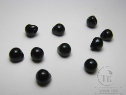 Головки вольфрамовые со смещенным отверстием  Micro Jig Heads D 3.8 Black Painted