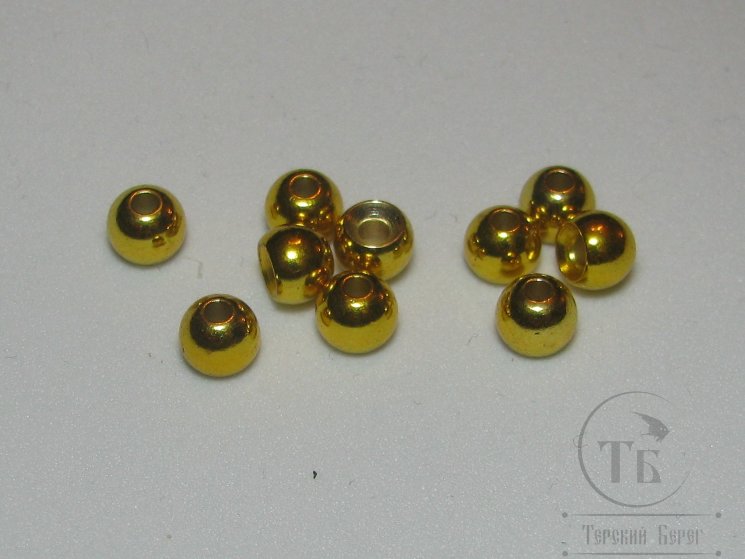 Шарик (головка) диам. 5,5 мм латунь Metallic Yellow (10 шт)