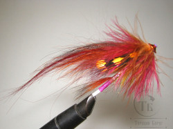 Муха лососёвая Turbo Pl. FF ( 36 ) Rusty Pahtakorva Var. T 8,0 mm. 11 sm.