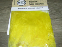 Мягкие пуховые перья Marabou Strung 1/4 OZ Yellow ( Metz , Wapsi )