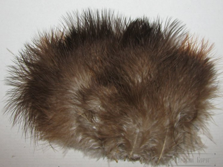 Перья королевского фазана Marabou Rusty