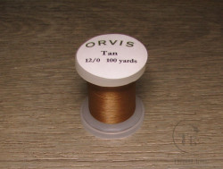 Монтажная нить Fly Tying Thread 12/0 Tan 100 yds Orvis