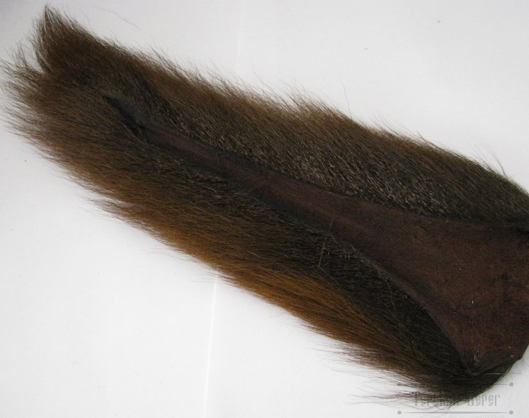 Хвост оленя большой коричневый / Bucktail Large Brown