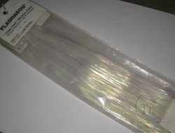 Плоский люрекс Flashabou Micro Pearl 1/100 Hedron 10005