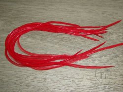 Перо Dry Fly (для сухих мух) 10 шт Scarlet # 2 gr   крючки № 10 - 12