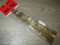 Плоский тисненый люрекс Fire Fly Tye Gold FFT-02 Hedron