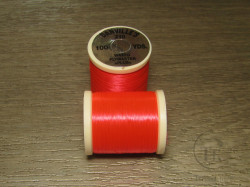 Монтажная нить Flymaster Plus 210 (210 Den) #505 Fluorescent Fire Orange waxed 100 yards