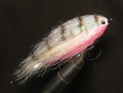 Муха щучья (41) Silver Gray Pink 11 cm Крючок №2/0 (2 кр.)