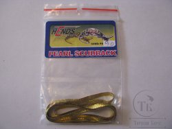 Блестящая плетеная тесьма Pearl Scud Back Gold 090 Hends