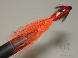Лососёвая муха ( 30 ) JC Snaelda Red 
